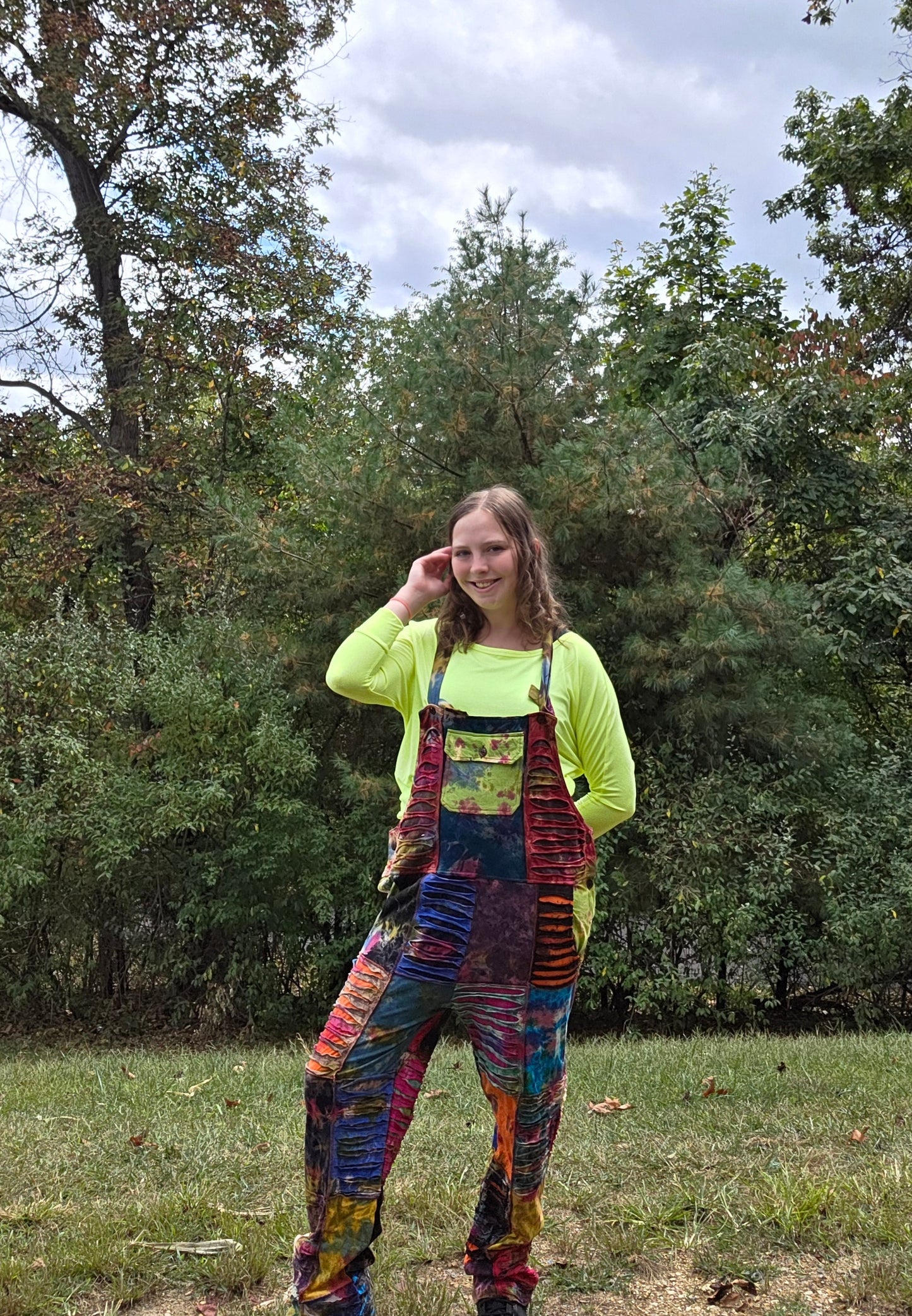 Tie-Dye Overalls/ Bibs
