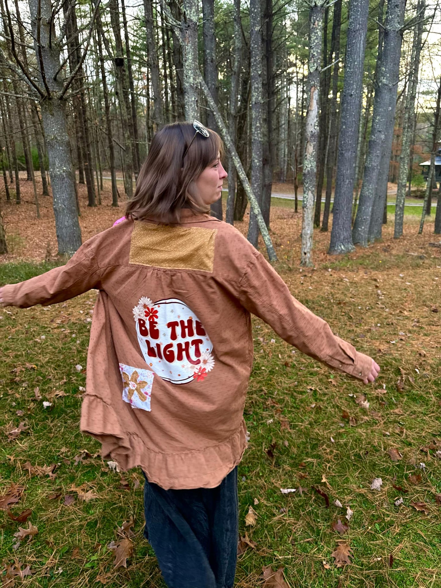 Be the Light Long Sleeve Button Up Shirt