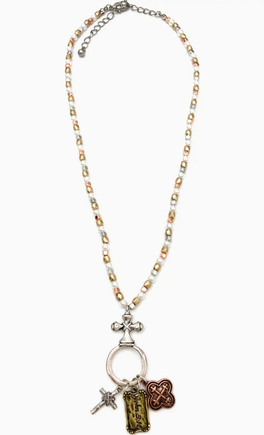 Beaded Christian Necklace