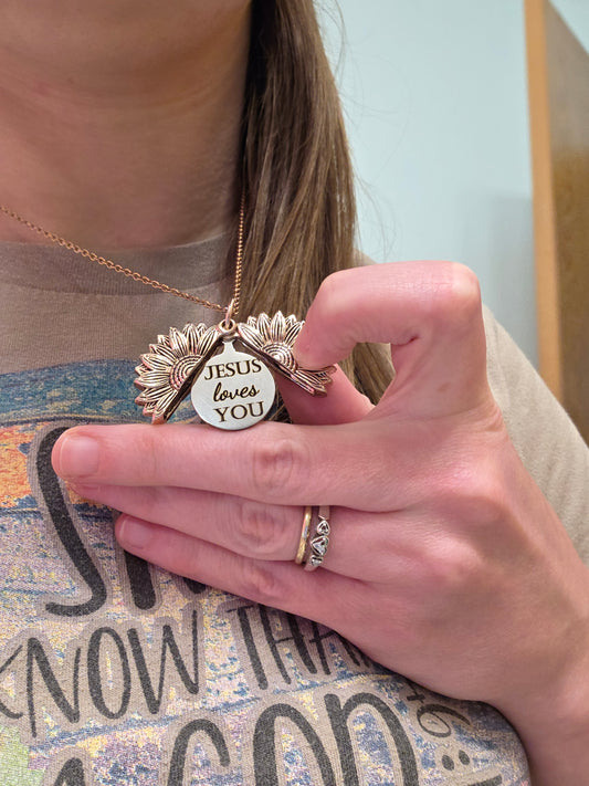 "Jesus Loves You" Necklace