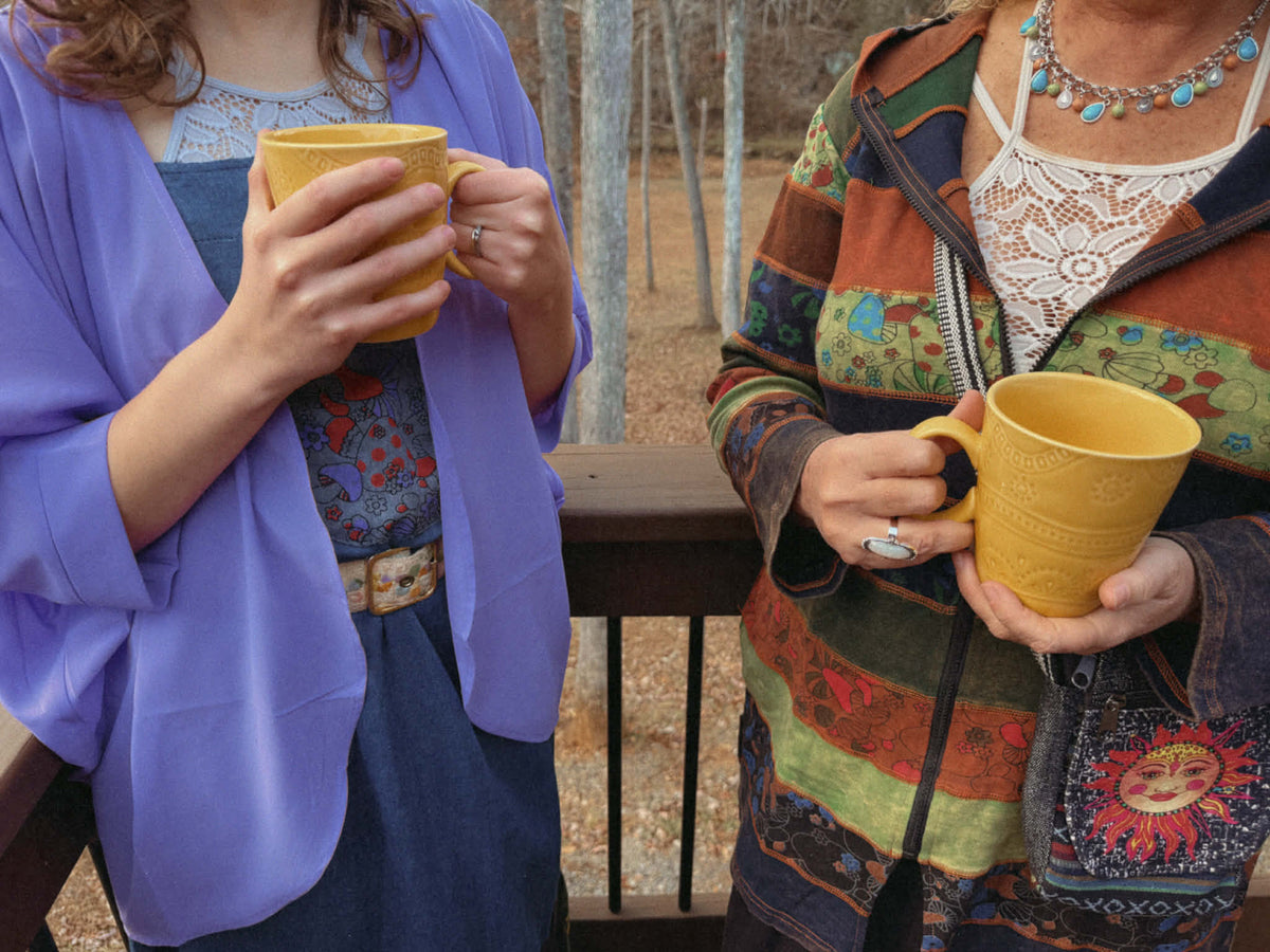 Colorblock Stripe Mushroom Pattern Jacket